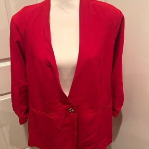 Torrid Red Blazer-Brand New! Size 3